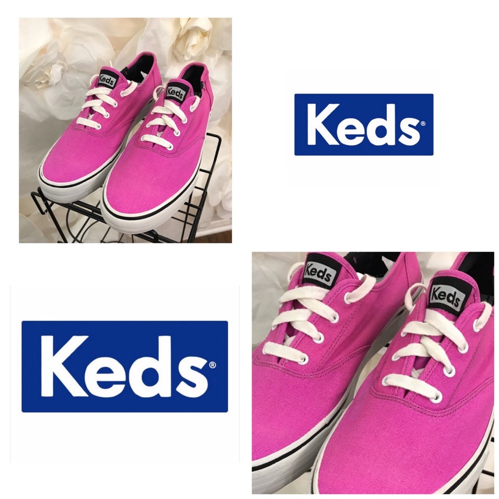 Woman’s Keds  Florescent Pink Sneakers
